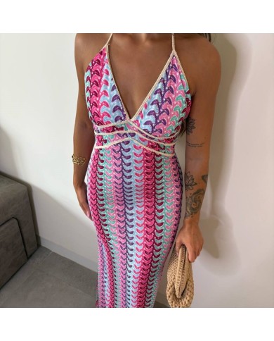 VESTIDO ESTAMPADO TONOS MORADO