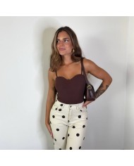 JEANS LUNARES CHOCO