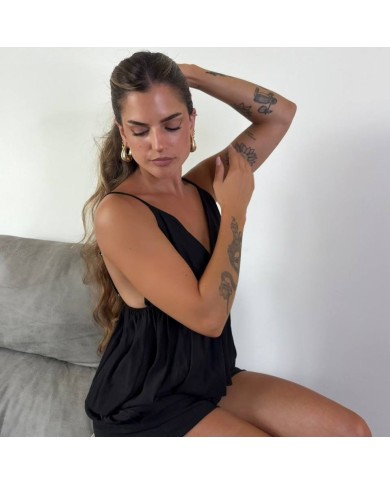 CONJUNTO TRIÁNGULO CORTO NEGRO