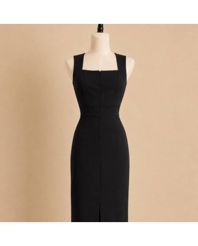 VESTIDO CREMALLERA NEGRO