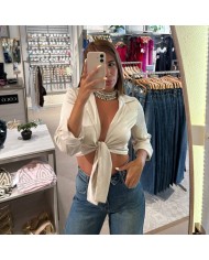 TOP NUDO RASO CREMA