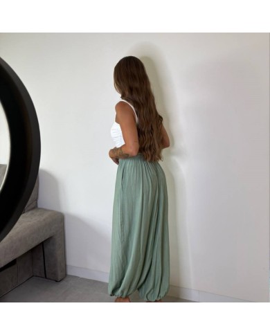 PANTALÓN PUÑO VERDEAGUA