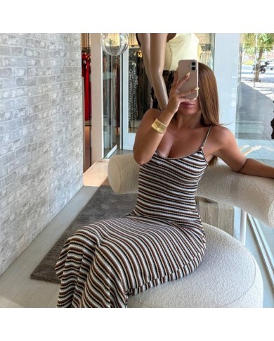 VESTIDO RAYAS CHOCO