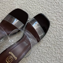 ZUECO TRANSPARENTE CHOCO