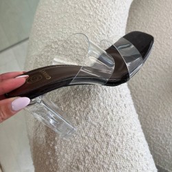 ZUECO TRANSPARENTE CHOCO
