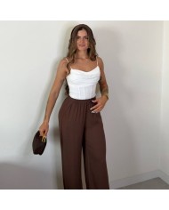 PANTALÓN PAÑUELO CHOCO