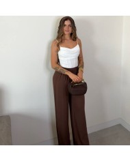 PANTALÓN PAÑUELO CHOCO