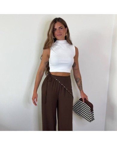 PANTALÓN PAÑUELO CHOCO