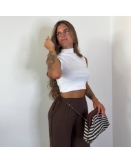 PANTALÓN PAÑUELO CHOCO