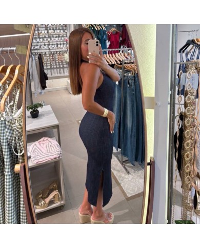 VESTIDO ESCOTE U RAYA DIPLOMÁTICA