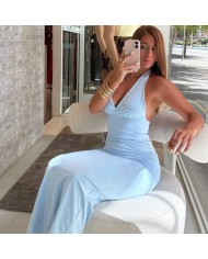 VESTIDO AJUSTADO CELESTE