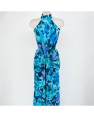 VESTIDO ELVIRA PETRÓLEO