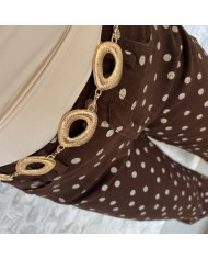 PANTALÓN LUNARES CHOCO