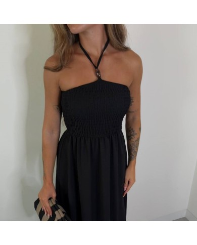 VESTIDO FLUIDO PERLITA SUMMER NEGRO