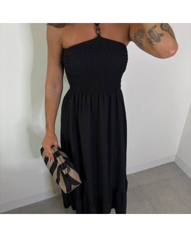VESTIDO FLUIDO PERLITA SUMMER NEGRO