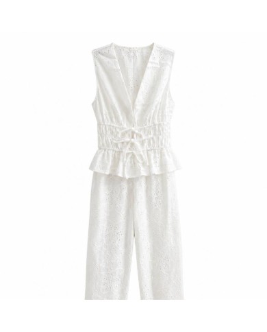 CONJUNTO NUDOS CALADO BLANCO