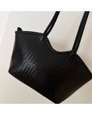 BOLSO TRENZADO NEGRO