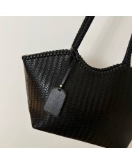 BOLSO TRENZADO NEGRO