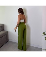PREVENTA TOP HALTER FRUNCIDO BLANCO