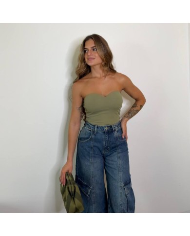 TOP BASIC VERDE CAQUI