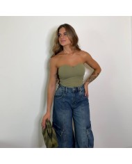 TOP BASIC VERDE CAQUI