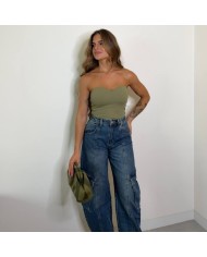 TOP BASIC VERDE CAQUI
