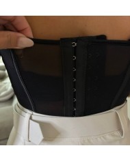 CORSET CIERRE DELANTERO NEGRO