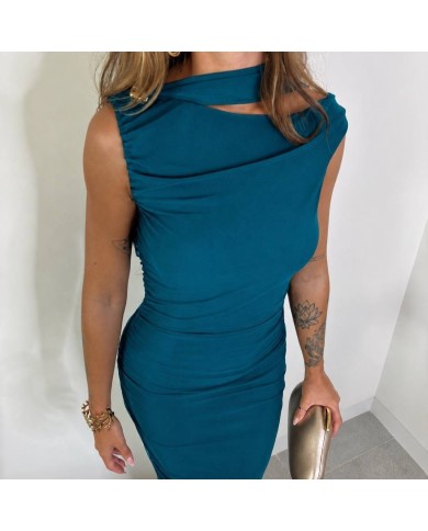 VESTIDO TUL LAZADA PETRÓLEO