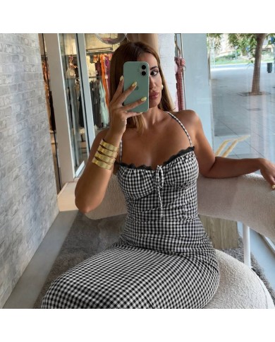 VESTIDO VICHY NEGRO