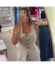 CONJUNTO TIPO LINO TAUPÉ