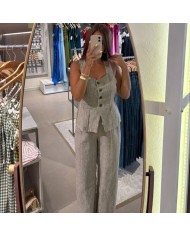CONJUNTO TIPO LINO TAUPÉ