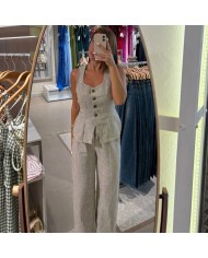 CONJUNTO TIPO LINO TAUPÉ