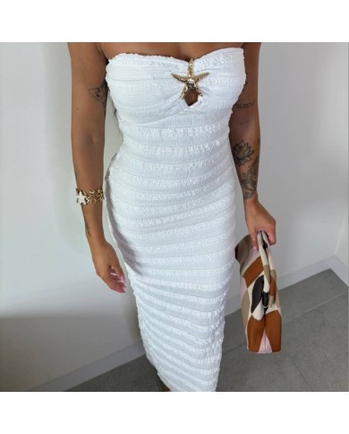 VESTIDO PALABRA DE HONOR BLANCO