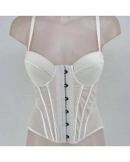 CORSET CIERRE DELANTERO BLANCO