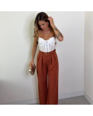 CORSET CIERRE DELANTERO BLANCO