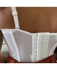 CORSET CIERRE DELANTERO BLANCO