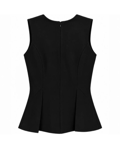 TOP VOLANTE NEGRO