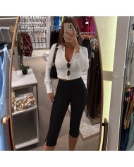 PANTALÓN AJUSTADO NEGRO