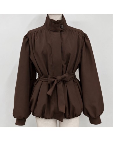 CHAQUETA GLOBO CHOCO
