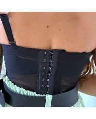 CORSET TUL NEGRO