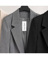 BLAZER LARGA GRIS