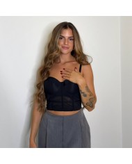 PANTALÓN TRAJE PUÑO GRIS