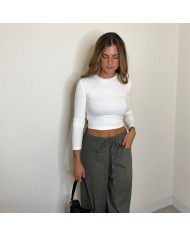 PANTALÓN TIPO CARGO VERDE CAQUI