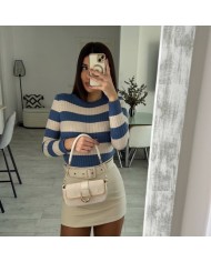 FALDA PANTALÓN CINTURÓN CREMA