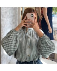 CHAQUETA VICHY VERDE