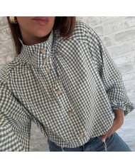 CHAQUETA VICHY VERDE