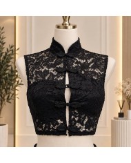 CONJUNTO ENCAJE NEGRO