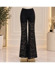 CONJUNTO ENCAJE NEGRO