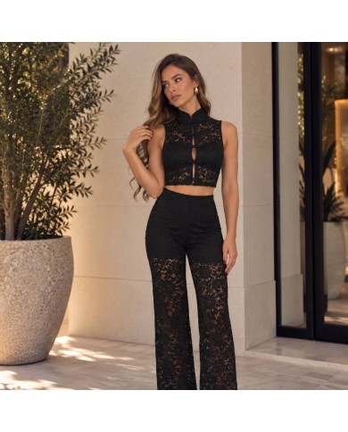 CONJUNTO ENCAJE NEGRO