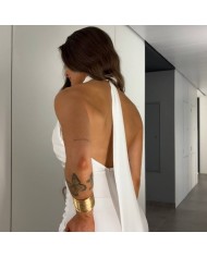 VESTIDO HALTER BLANCO